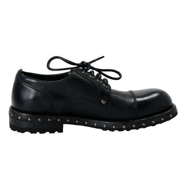 Dolce & Gabbana Men\'s Black Leather Derby Oxfords main image 7